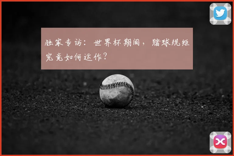 独家专访：世界杯期间，赌球规矩究竟如何运作？